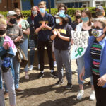 mental health protest with Fleischauer